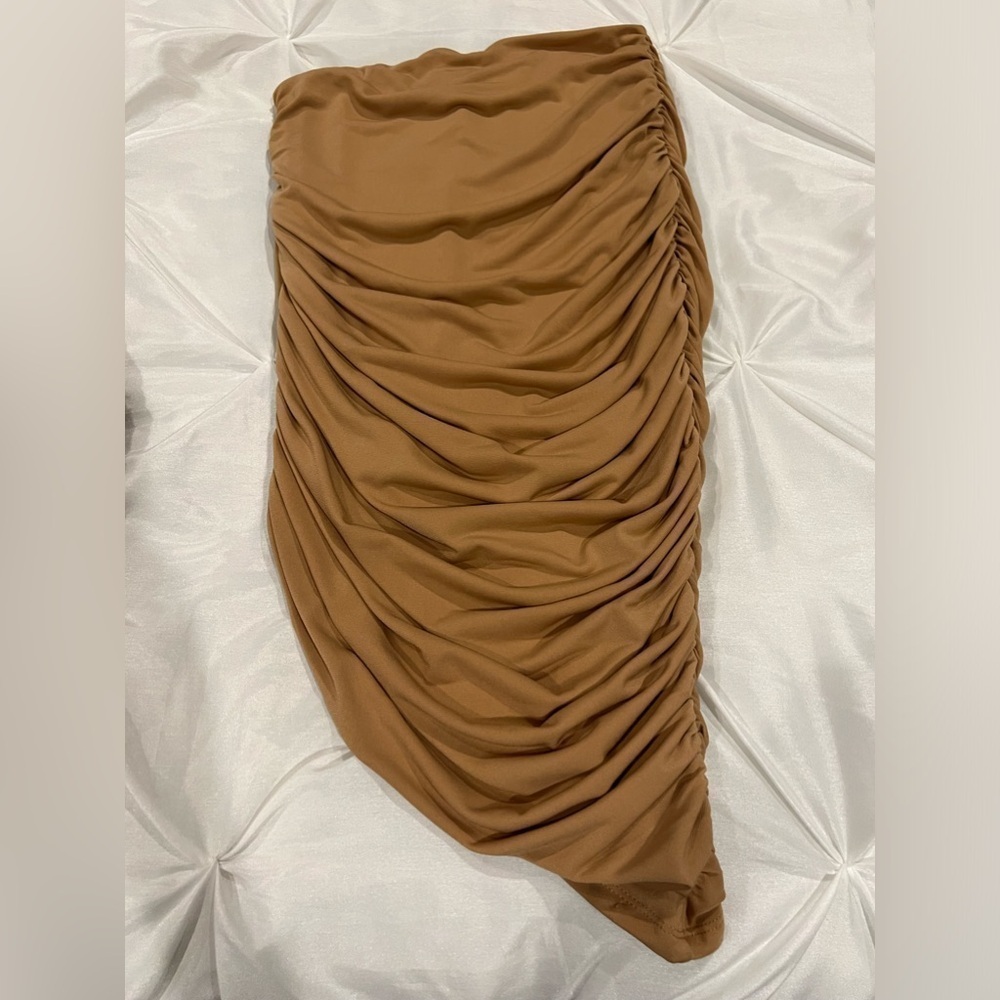 HOURS RUCHED ONE SIDE SKIRT SIZE XXS - Picture 2 of 5